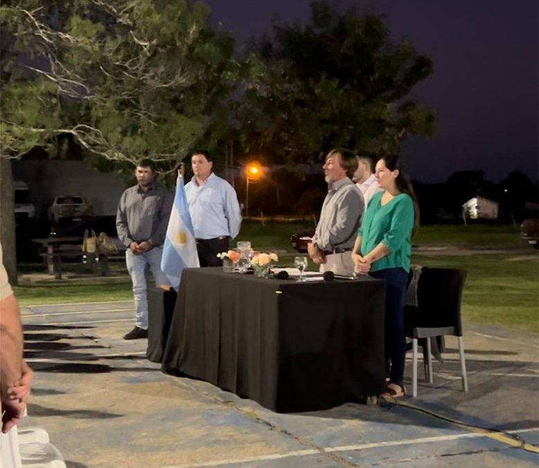 Imagen de archivo de la ceremonia realizada el año pasado en el Parque Antonio Barnetche.