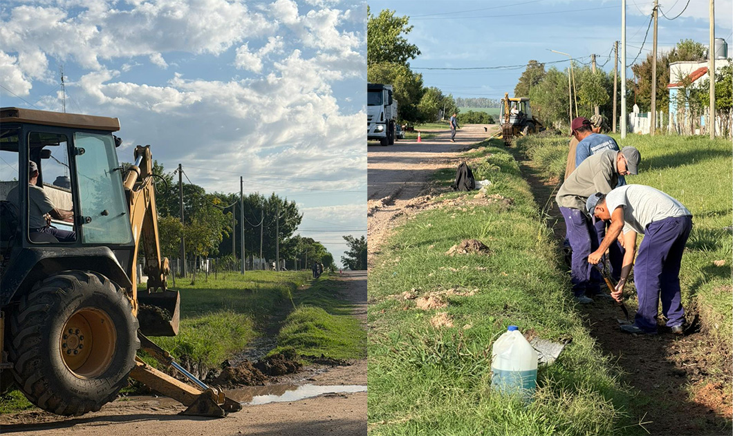 Con recursos municipales, Colonia Elía consolida urbanización y mejora la transitabilidad en Calle N° 6.